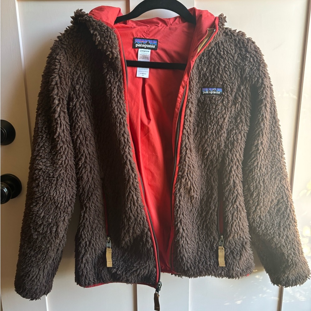 Patagonia hooded retro fleece jacket (xs)